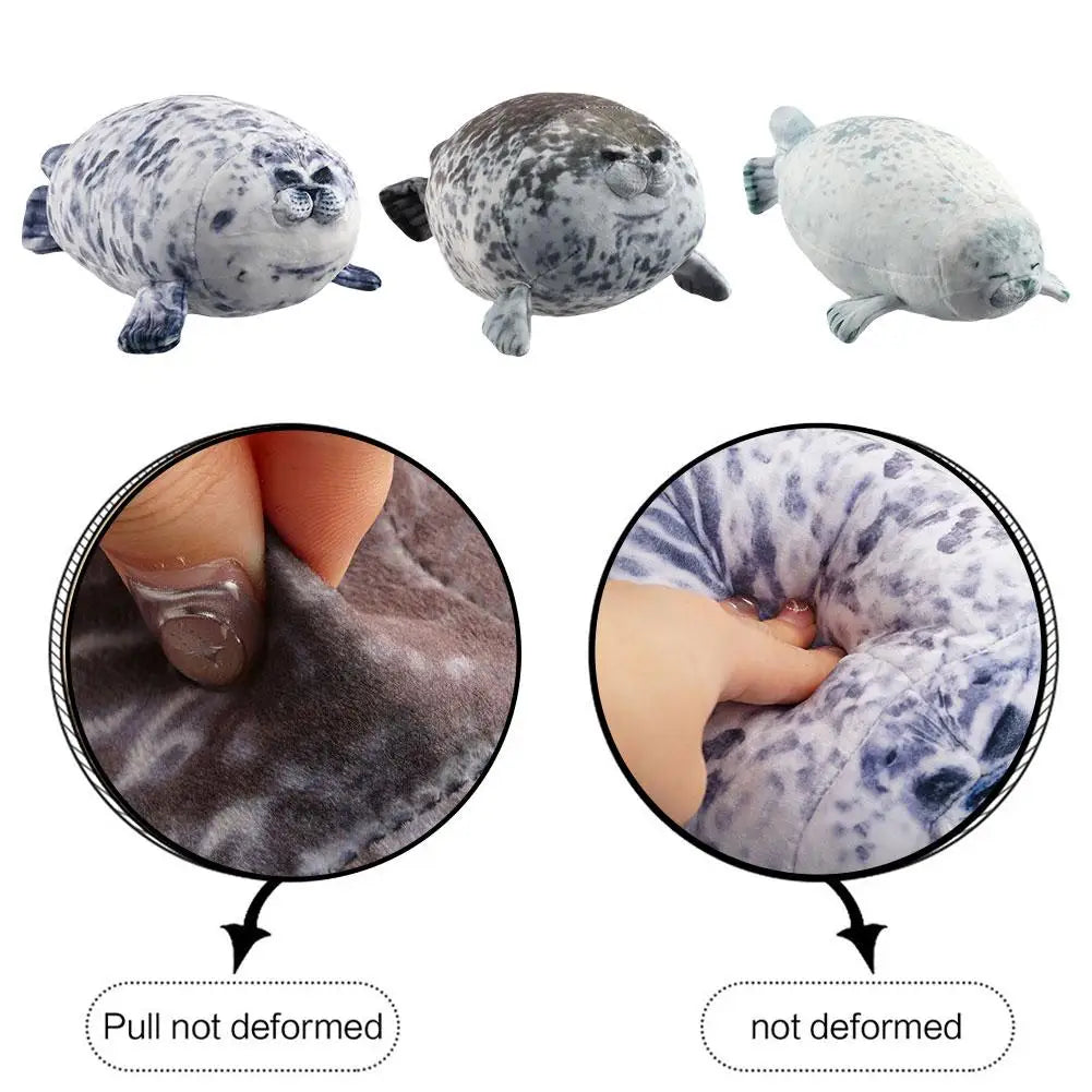 20CM Fat Plush Foca Gorda Seal Stuffed Animal