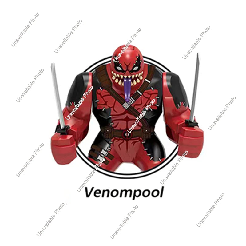 Hot Toys 1PCS Action Figures Wolverine Deadpool, Marvel, Dc Building Blocks toy Series