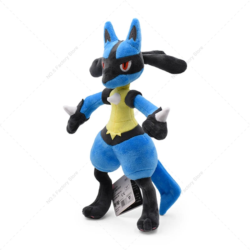 16-31cm Pokemon Standing Lucario Shiny Plush, Mega Lucario stuffed animal Gifts