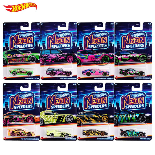 Mattel Hot Wheels Neon Speeders Model Collection Diecast 1:64 Metal Cars