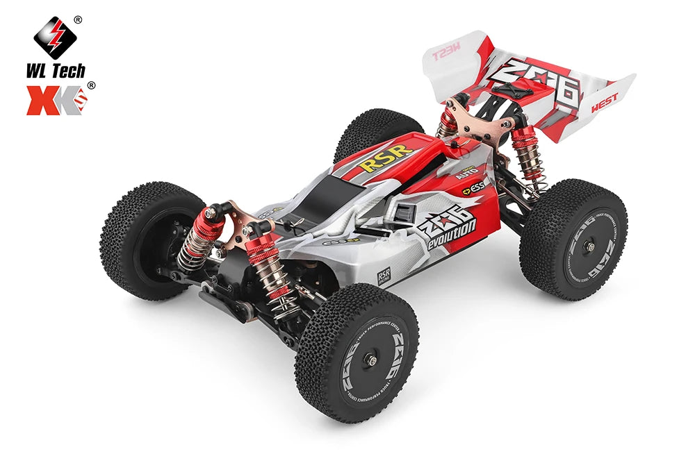 WLtoys 144010 144001 75KM/H 2.4G Racing RC Car Brushless 4WD High Speed Off-Road Remote Control Drift car