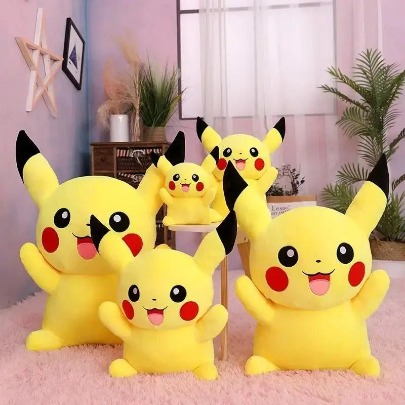 25-80cm Big Size Pokemon Pikachu Plush soft Children's accompany Collection Toys Gifts