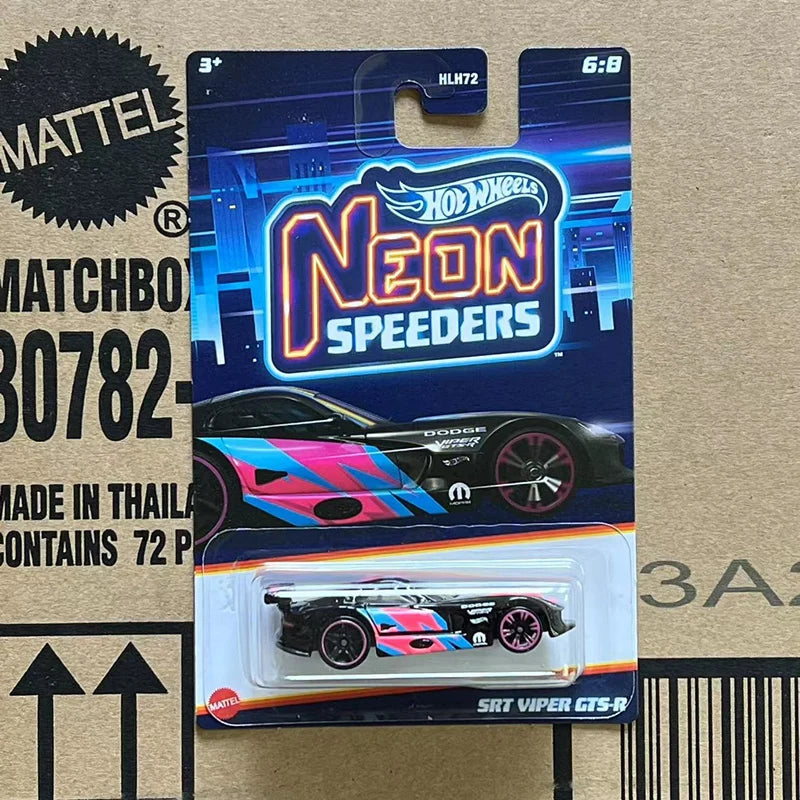 Mattel Hot Wheels Neon Speeders Model Collection Diecast 1:64 Metal Cars