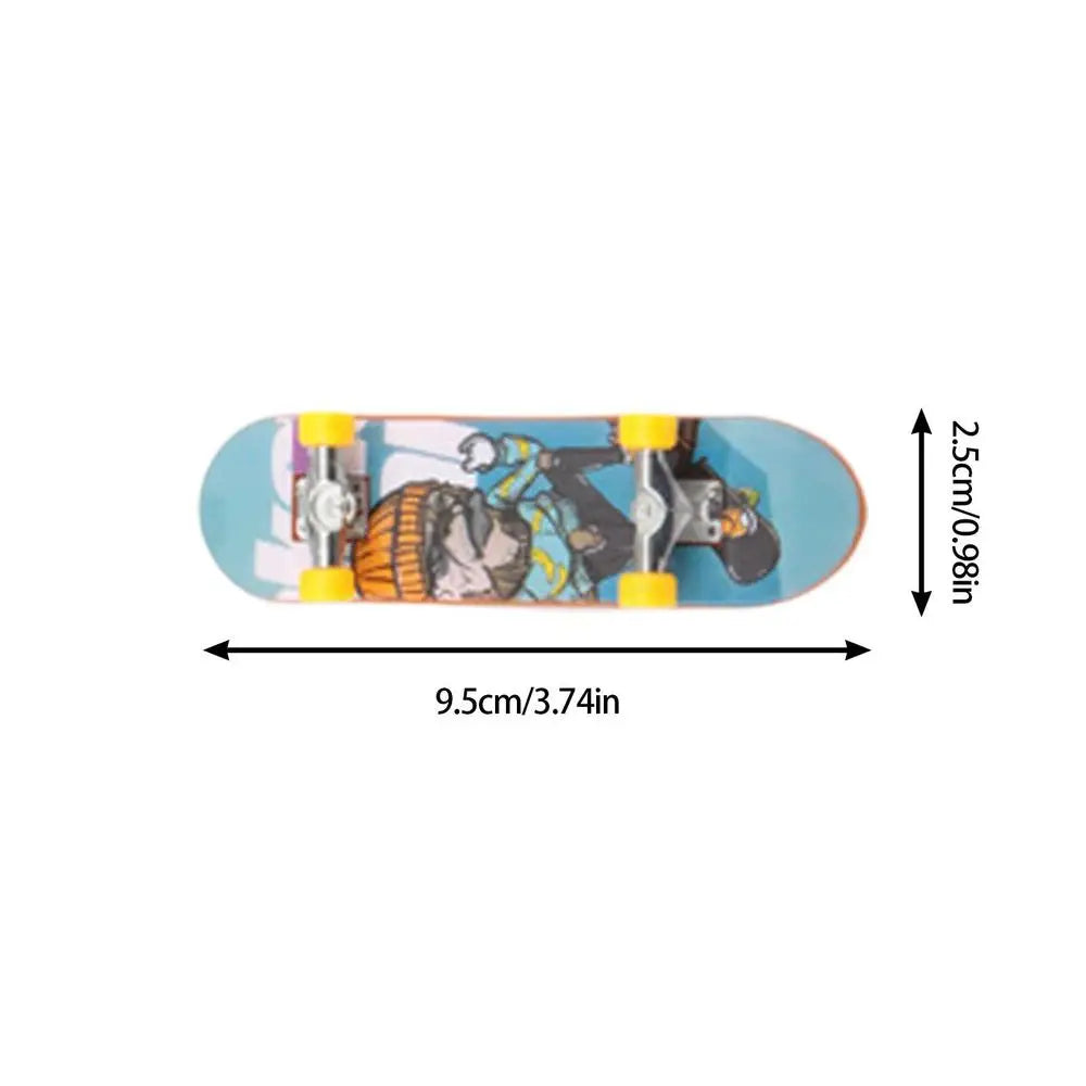 Fingerboard Toy Finger Skateboards For Kids 12pcs Mini Finger Skateboard Toy Skateboard Mini Finger Toys Set Skate Board