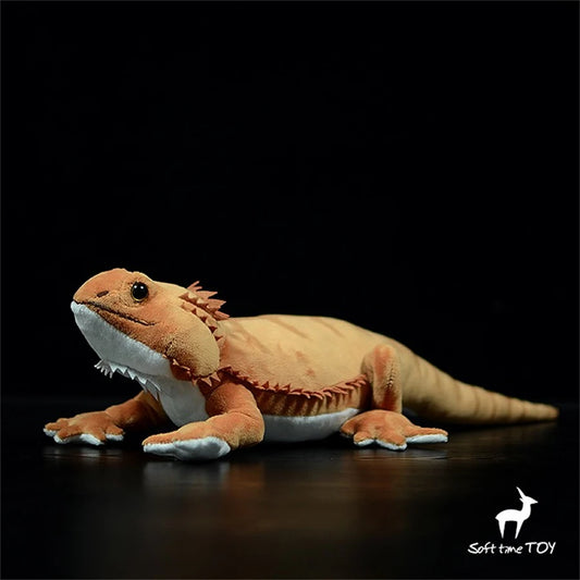 Bearded Dragon High Fidelity Lizard Plush Toys Lifelike Animals Kawai Toy Gifts Kids