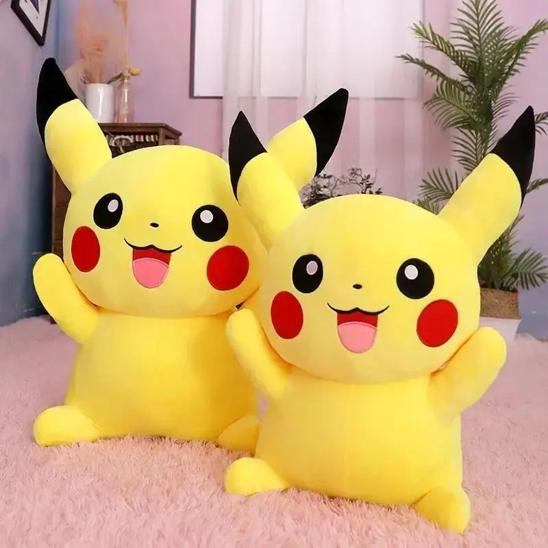 25-80cm Big Size Pokemon Pikachu Plush soft Children's accompany Collection Toys Gifts