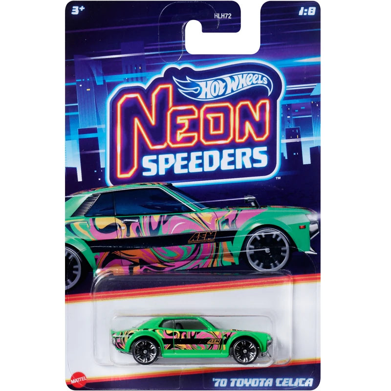 Mattel Hot Wheels Neon Speeders Model Collection Diecast 1:64 Metal Cars