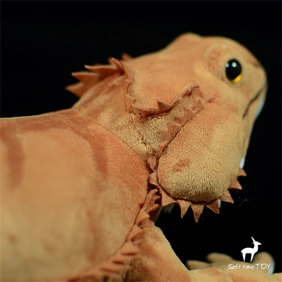 Bearded Dragon High Fidelity Lizard Plush Toys Lifelike Animals Kawai Toy Gifts Kids