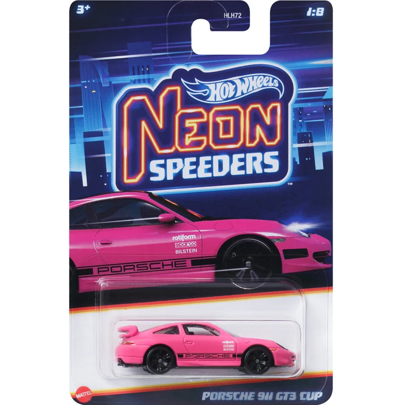 Mattel Hot Wheels Neon Speeders Model Collection Diecast 1:64 Metal Cars