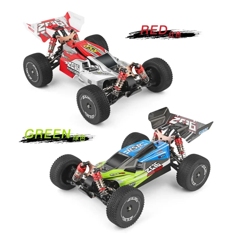 WLtoys 144010 144001 75KM/H 2.4G Racing RC Car Brushless 4WD High Speed Off-Road Remote Control Drift car