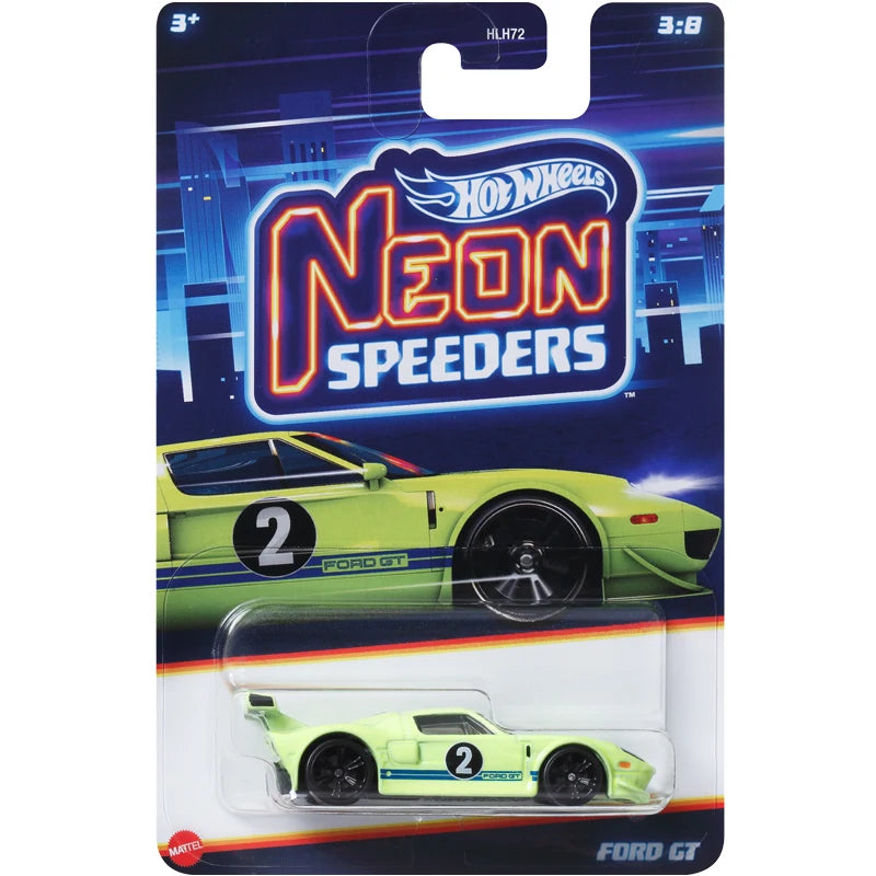 Mattel Hot Wheels Neon Speeders Model Collection Diecast 1:64 Metal Cars