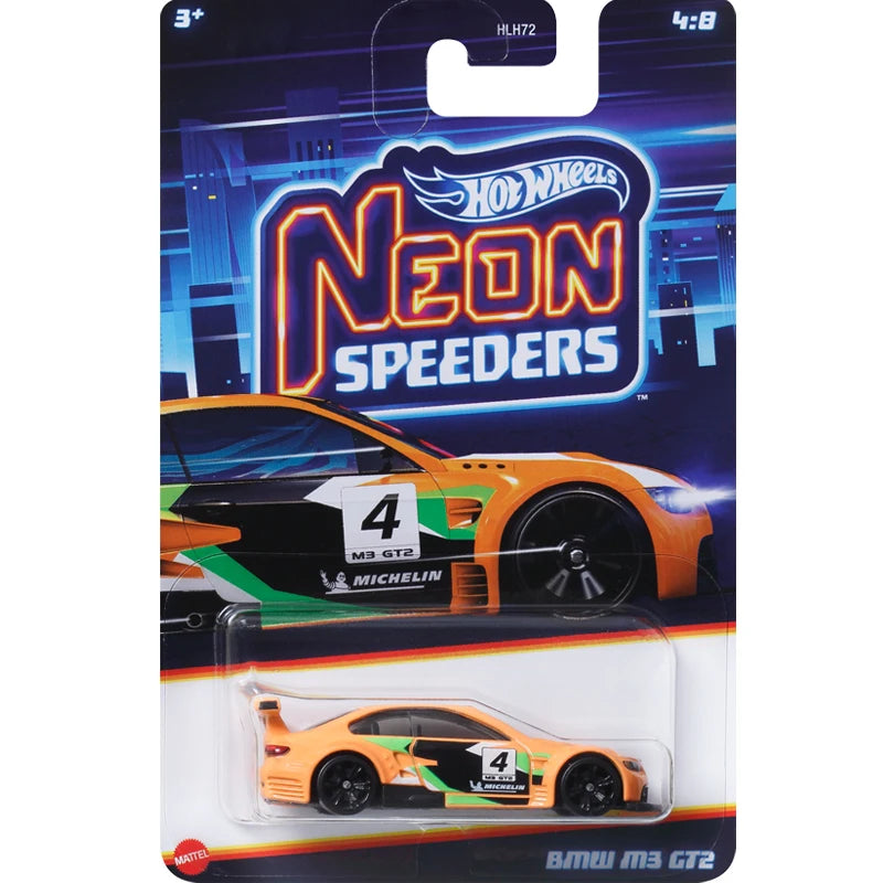 Mattel Hot Wheels Neon Speeders Model Collection Diecast 1:64 Metal Cars