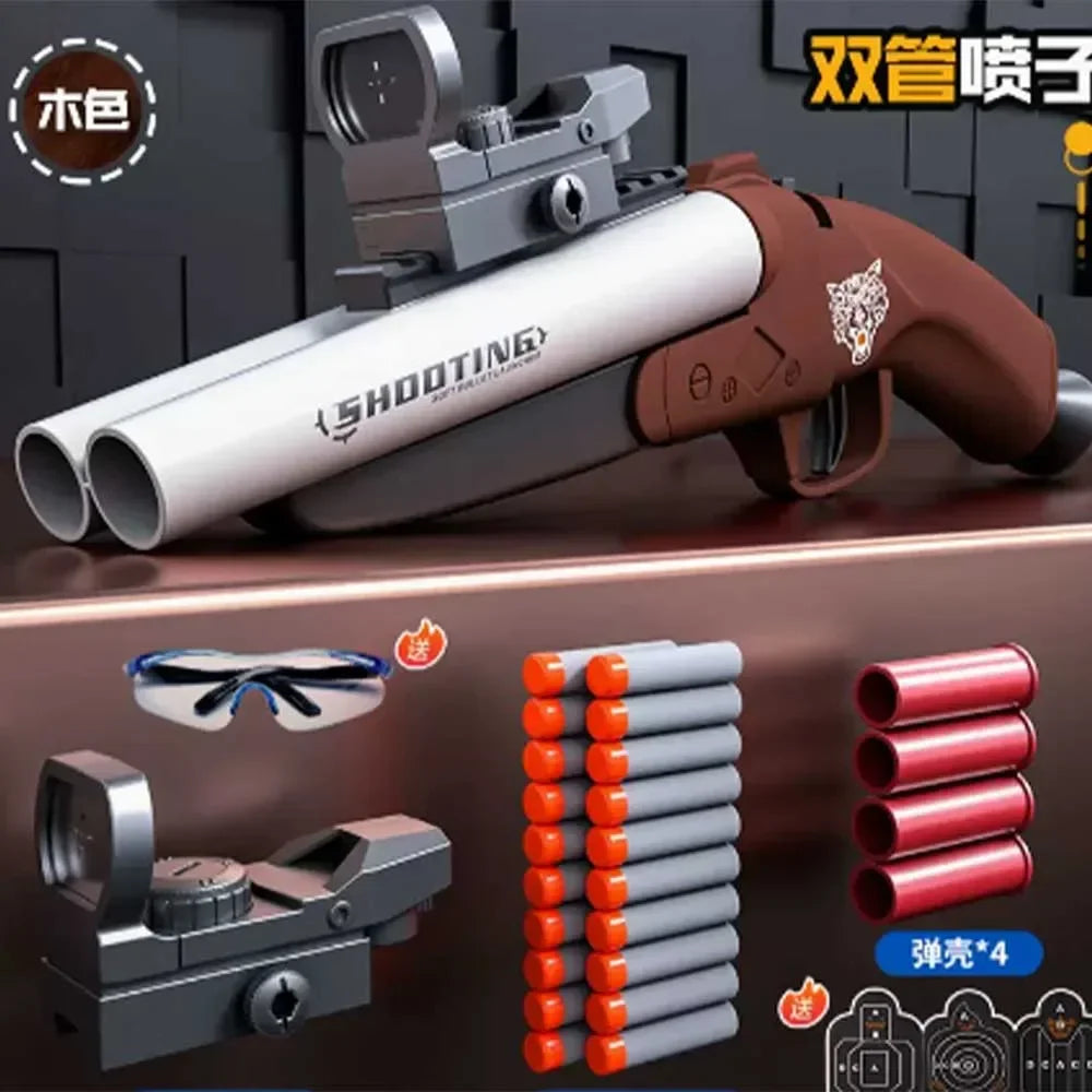 Outdoor Games Toy Gun Shell Ejection Shotgun