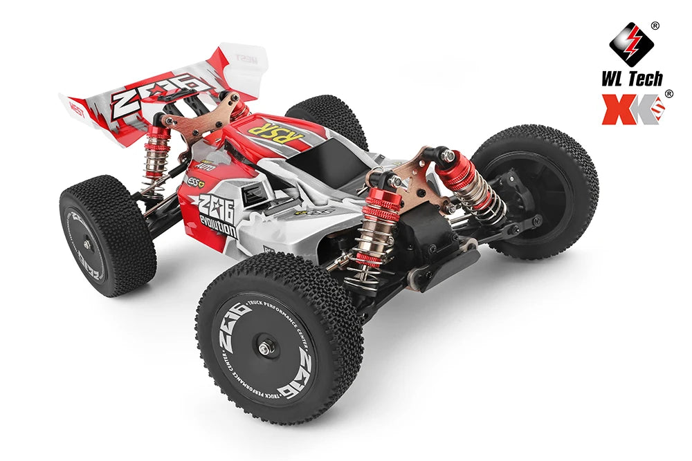 WLtoys 144010 144001 75KM/H 2.4G Racing RC Car Brushless 4WD High Speed Off-Road Remote Control Drift car