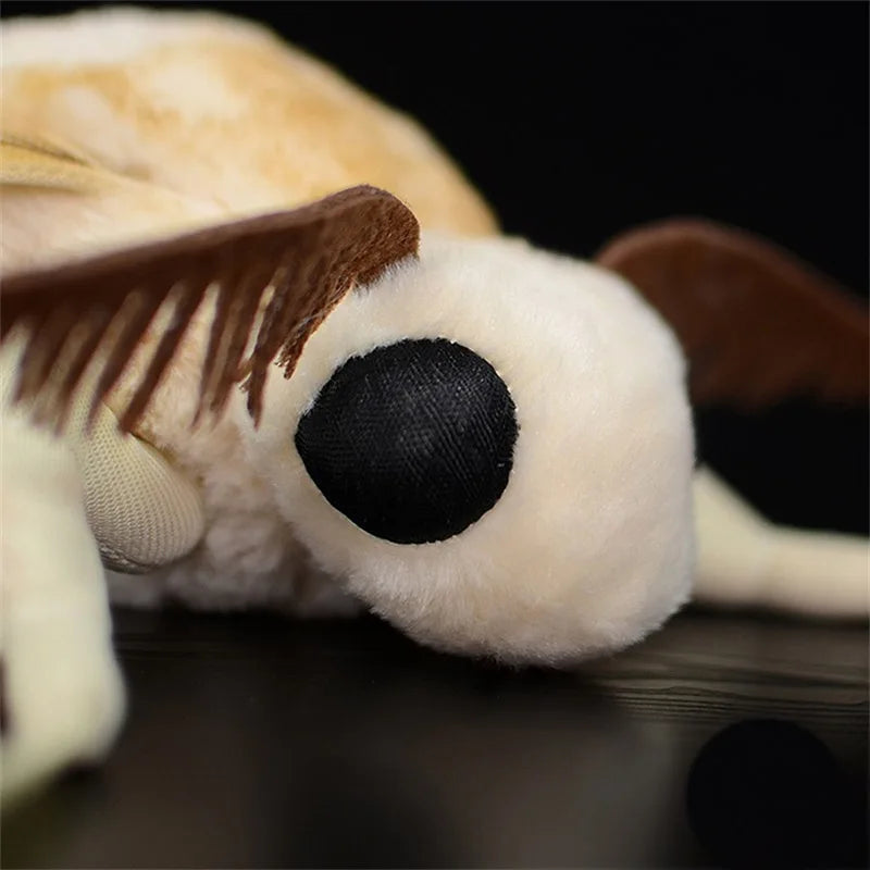 27x33cm Silk Moth Fidelity Silkworm Fly Plush Toy