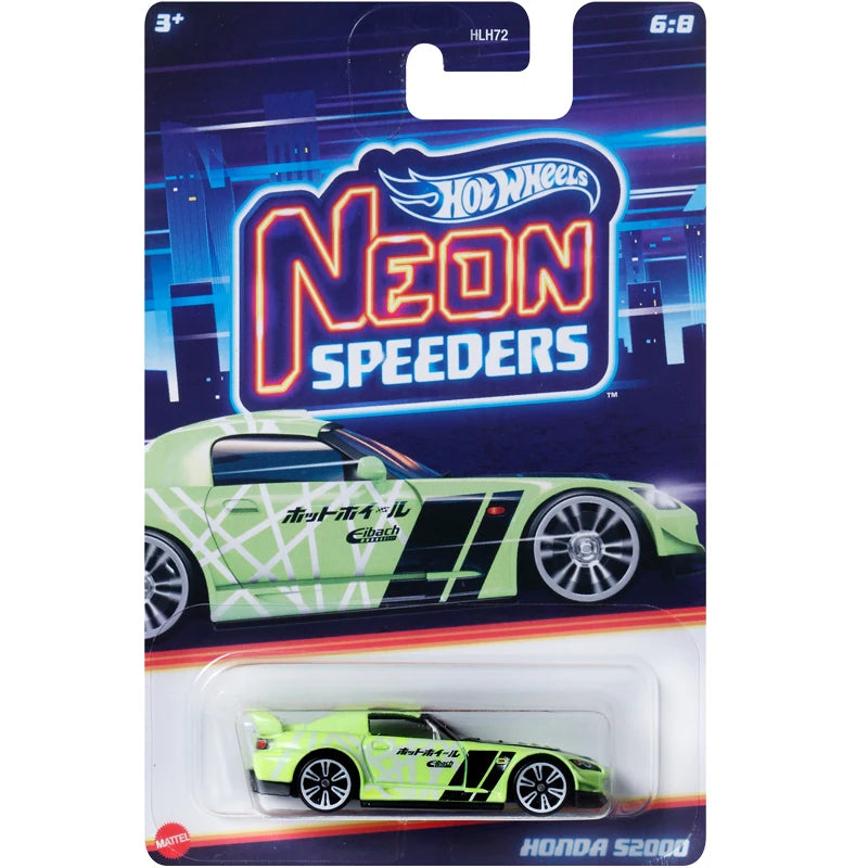 Mattel Hot Wheels Neon Speeders Model Collection Diecast 1:64 Metal Cars