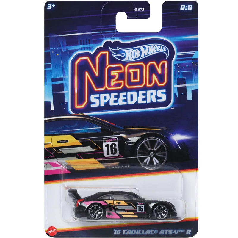 Mattel Hot Wheels Neon Speeders Model Collection Diecast 1:64 Metal Cars