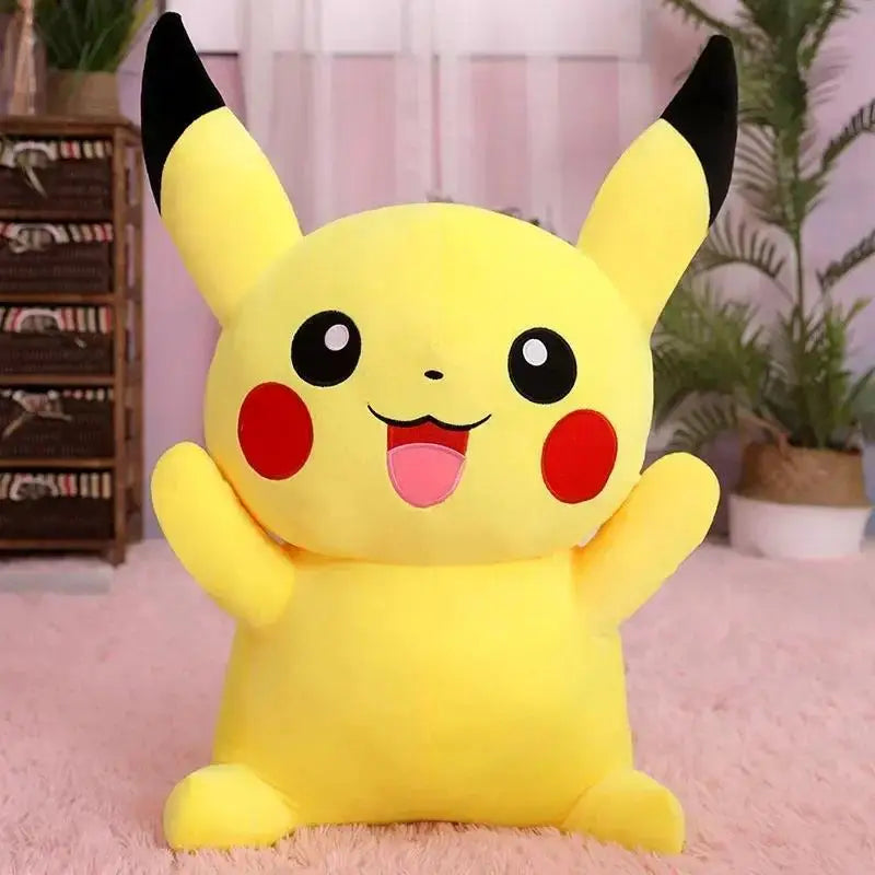 25-80cm Big Size Pokemon Pikachu Plush soft Children's accompany Collection Toys Gifts