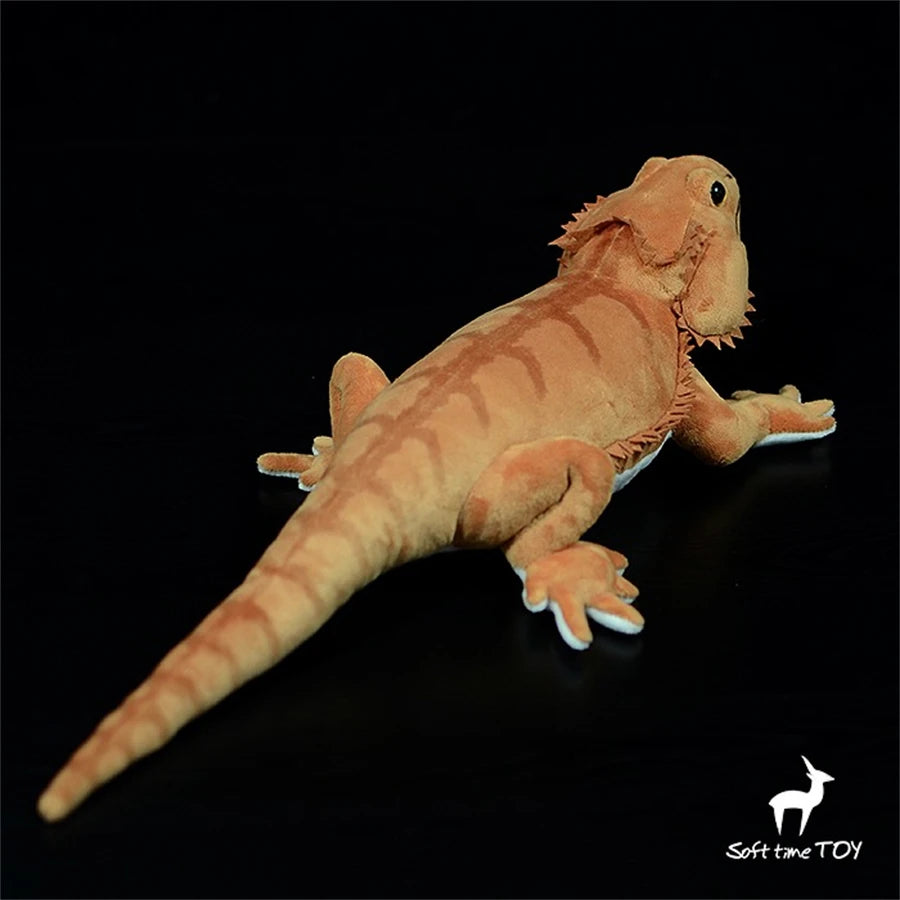 Bearded Dragon High Fidelity Lizard Plush Toys Lifelike Animals Kawai Toy Gifts Kids