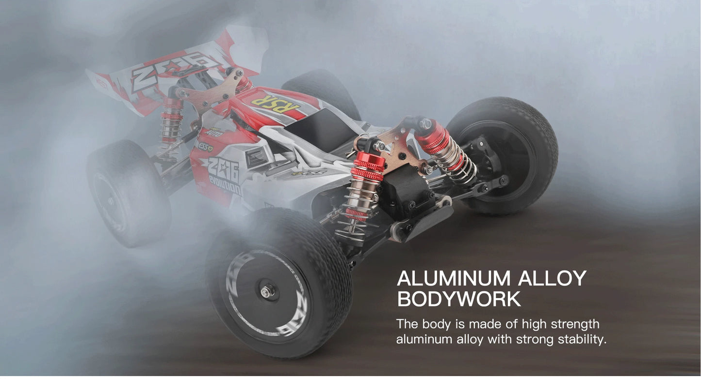 WLtoys 144010 144001 75KM/H 2.4G Racing RC Car Brushless 4WD High Speed Off-Road Remote Control Drift car