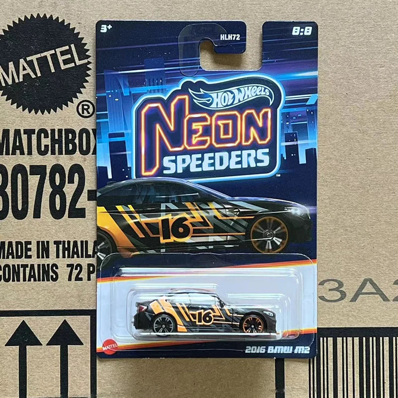 Mattel Hot Wheels Neon Speeders Model Collection Diecast 1:64 Metal Cars