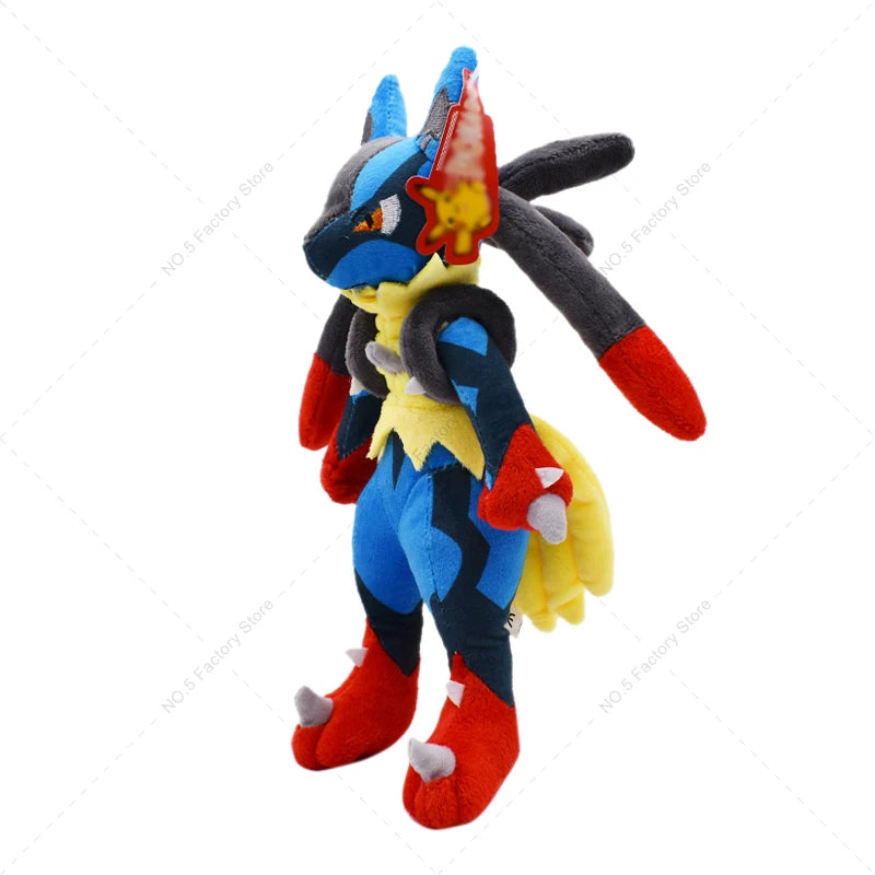 16-31cm Pokemon Standing Lucario Shiny Plush, Mega Lucario stuffed animal Gifts