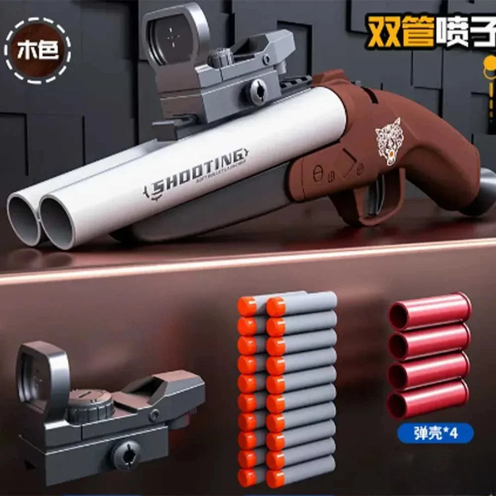 Outdoor Games Toy Gun Shell Ejection Shotgun