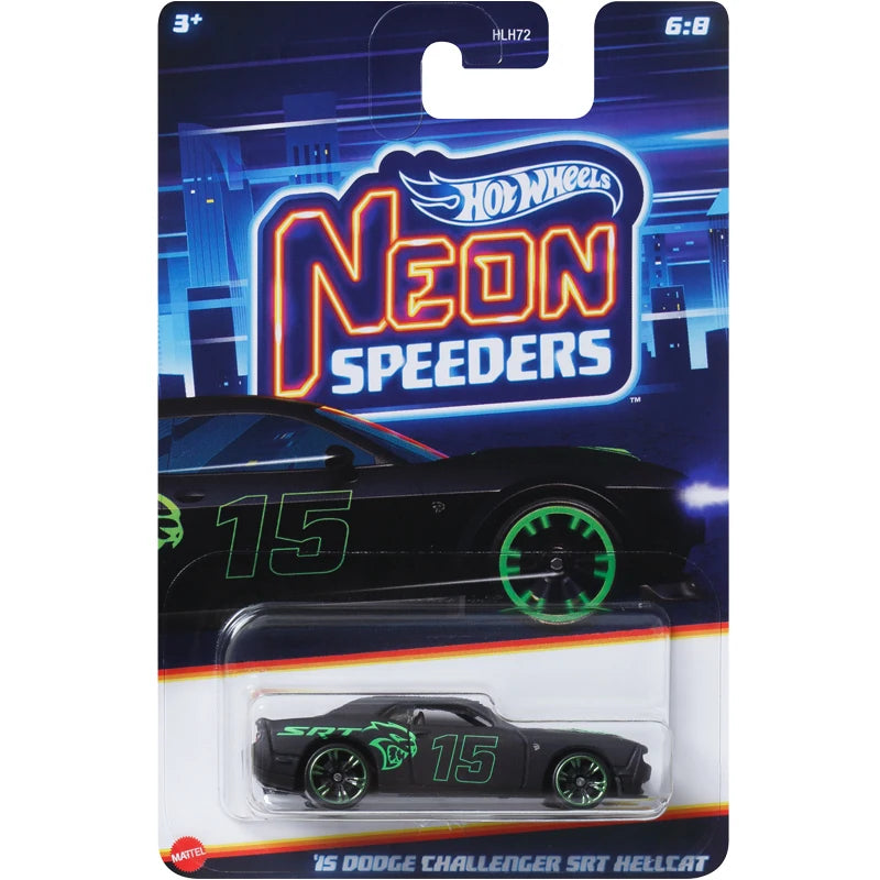 Mattel Hot Wheels Neon Speeders Model Collection Diecast 1:64 Metal Cars