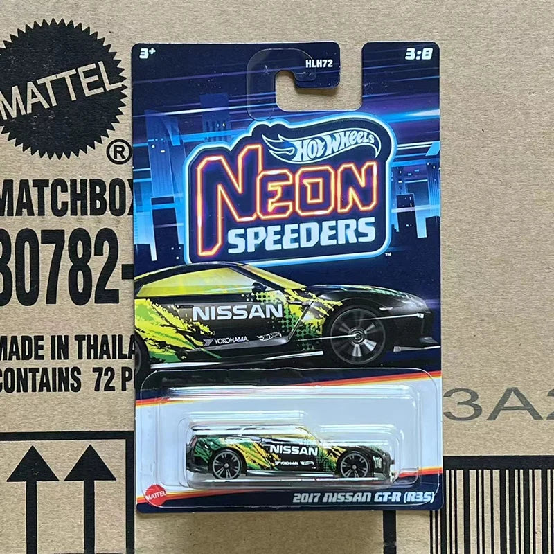 Mattel Hot Wheels Neon Speeders Model Collection Diecast 1:64 Metal Cars