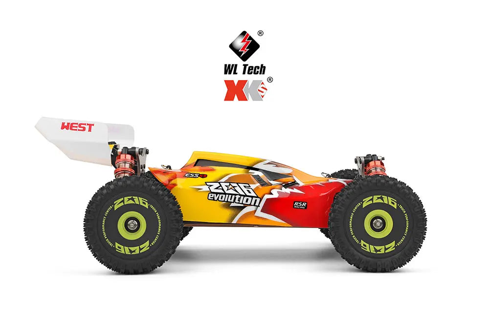 WLtoys 144010 144001 75KM/H 2.4G Racing RC Car Brushless 4WD High Speed Off-Road Remote Control Drift car